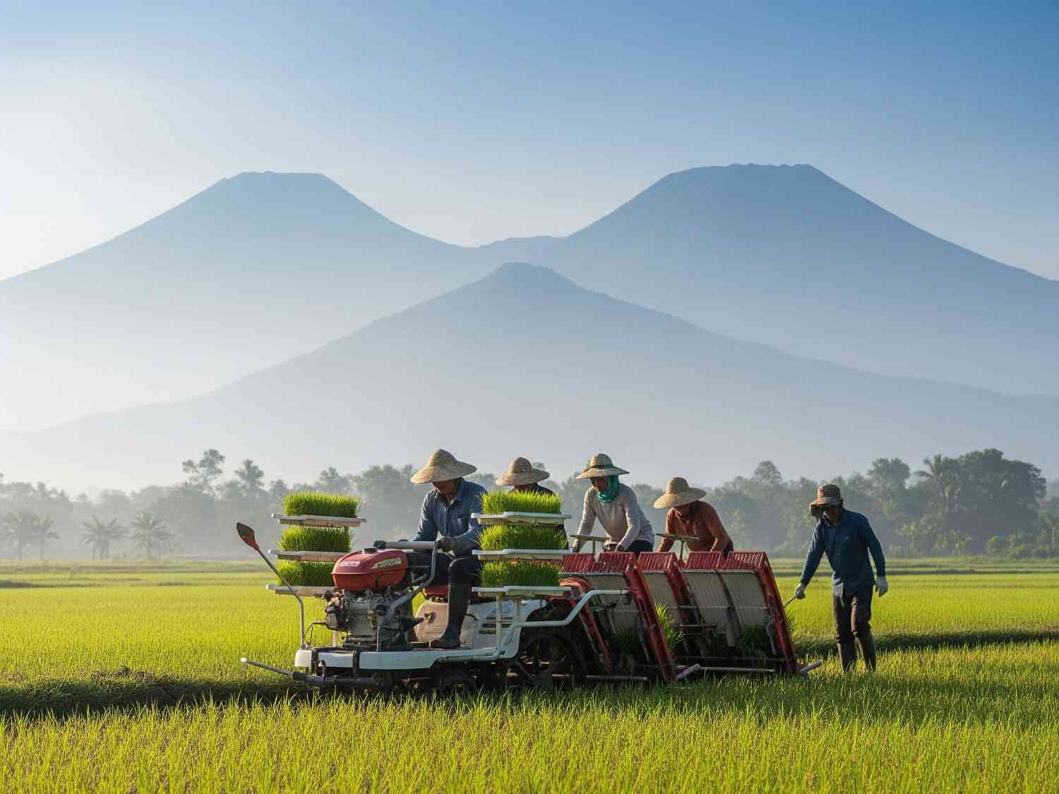 Keuntungan Pakai Mesin Penanam Padi