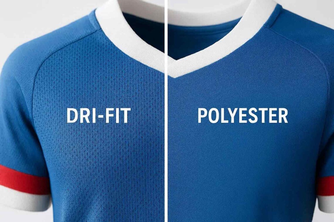 Perbandingan dryfit polyester pada jersey olahraga yang ringan, cepat kering, dan nyaman digunakan