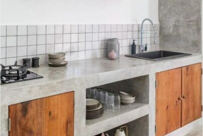 cara merawat meja kerja dapur