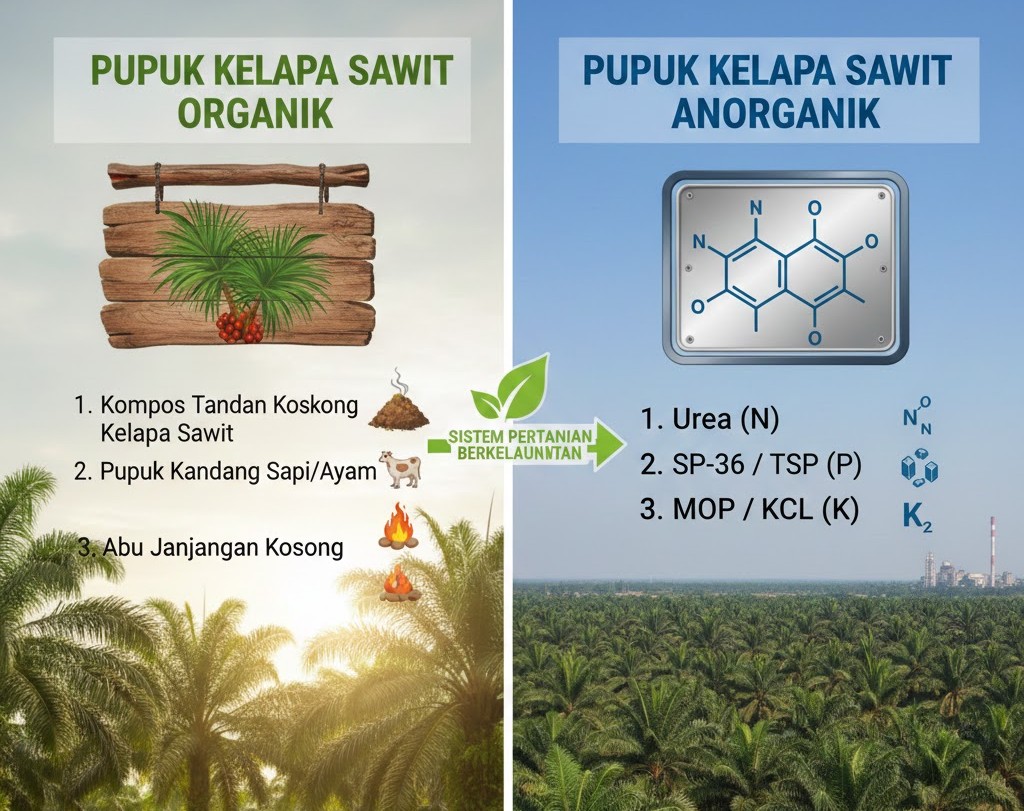 jenis pupuk untuk kelapa sawit