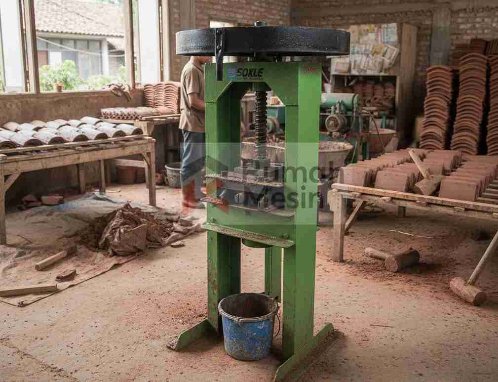 mesin press genteng