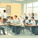 Siswa SMP Islam akreditasi A Jogja belajar aktif dalam kelas modern bernuansa islami
