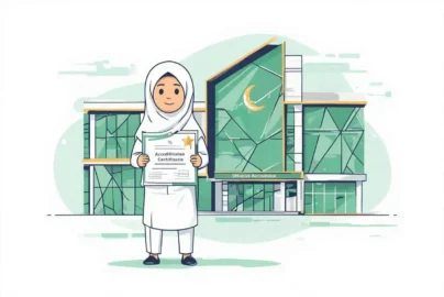 Ilustrasi SMP Islam unggulan akreditasi A Jogja dengan suasana belajar islami yang profesional dan berkualitas