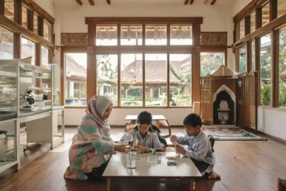 SD Islam terpadu di Jogja dengan siswa belajar di kelas modern dan fasilitas pembelajaran islami yang lengkap