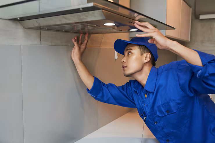 standar kitchen hood dapur komersial