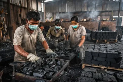 premium Indonesia coconut shell charcoal manufacturer producing coconut shell charcoal briquettes