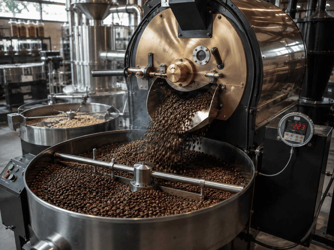 biji kopi disangrai bagaimana
