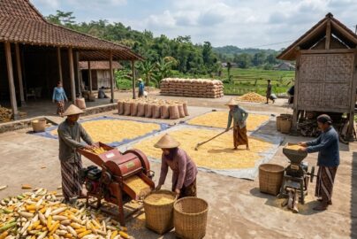 cara mengolah jagung setelah dipanen