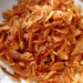 ketebalan bawang untuk digoreng