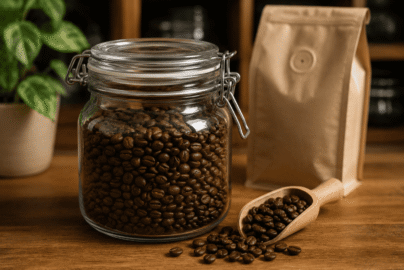 pengeringan kopi setelah panen