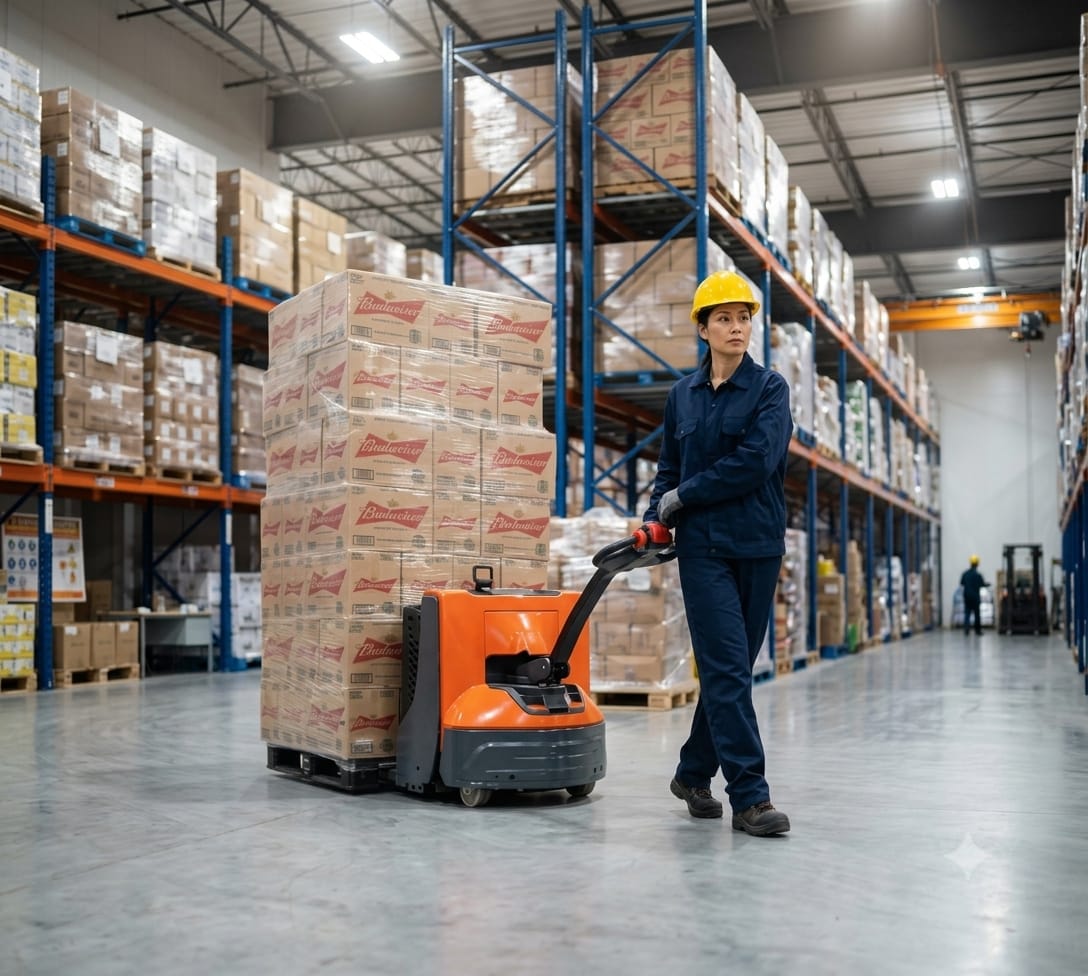 hand pallet untuk memindahkan barang berat