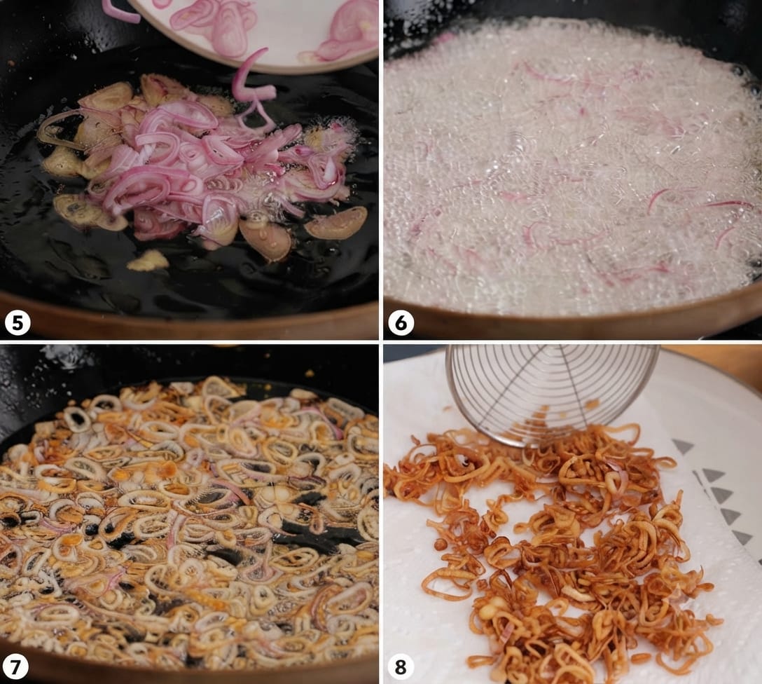 cara menggoreng bawang agar renyah