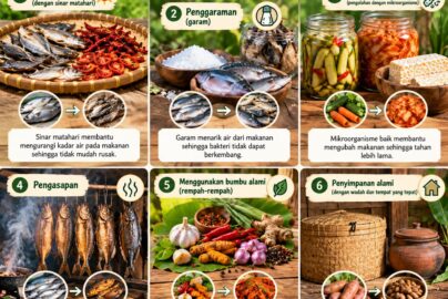 cara mengawetkan makanan secara alami