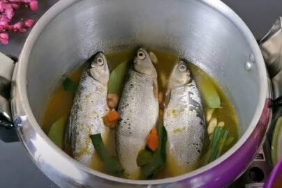 cara membuat tulang ikan lunak