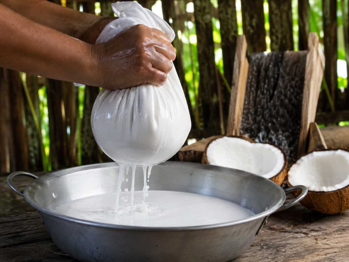 cara mengolah kelapa parut