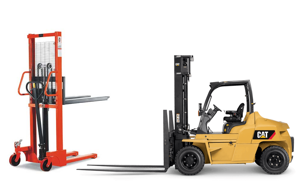 beda hand stacker dan forklift